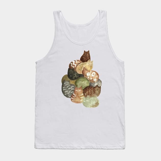 Bundled cats Tank Top by KaijuCupcakes